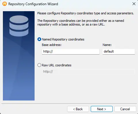 Schema aggiunta repository in Open Mod Manager